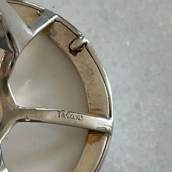 Tiffany White Chalcedony Zellige Ring — Size 5 - Picture 4 of 9